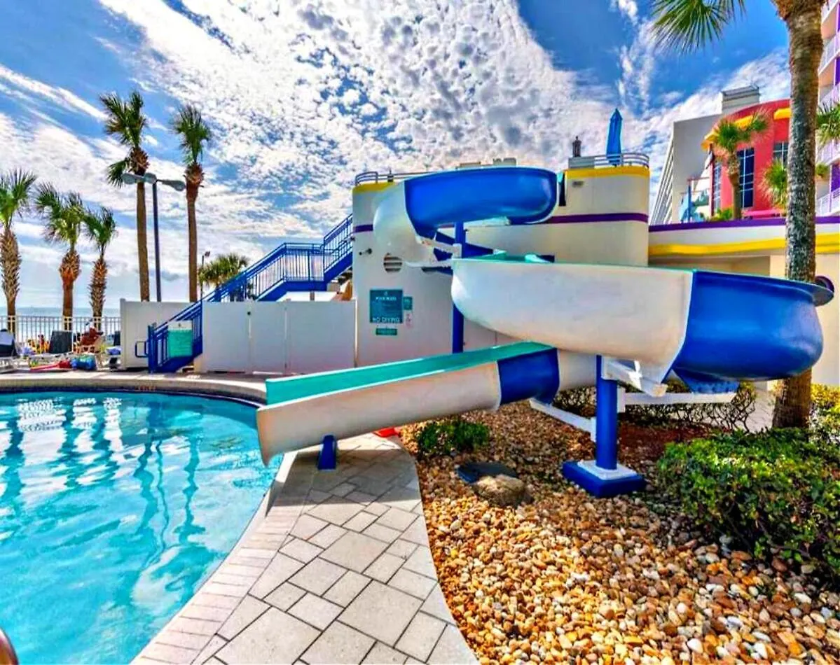 Vacation In Comfort And Luxury - 2Br Oceanview - Wyndham Ocean Walk Resort 2432 Daytona Beach Lägenhet